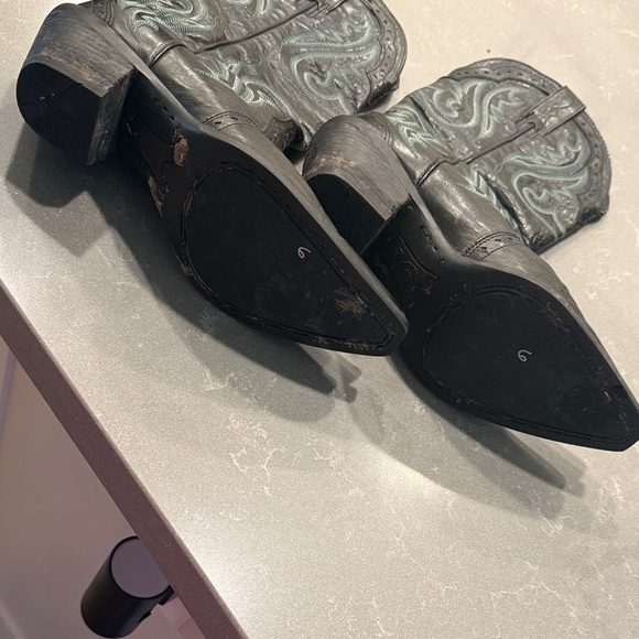 Ariat Black and Blue Cowboy Boots - Picture 8 of 10